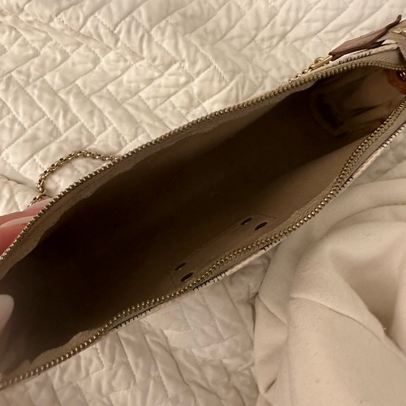 LOUIS VUITTON DAMIER AZUR EVA shoulder bag checked coated natural Vachetta - Picture 8 of 12